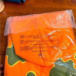 Orange spider hoodie